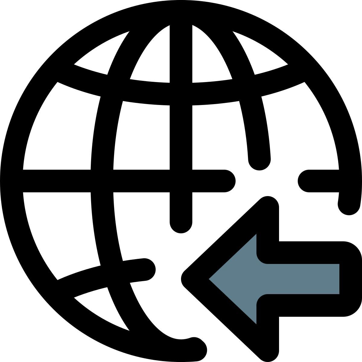 previous web page icon