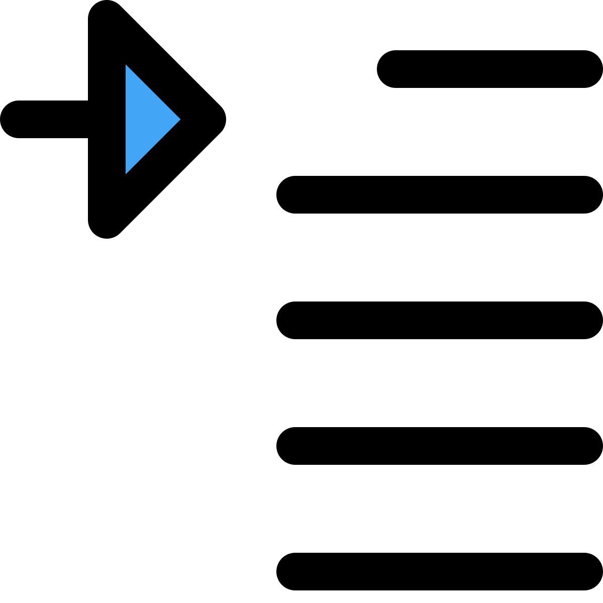 left center margin paragraph arrow position edit setting alignment icon
