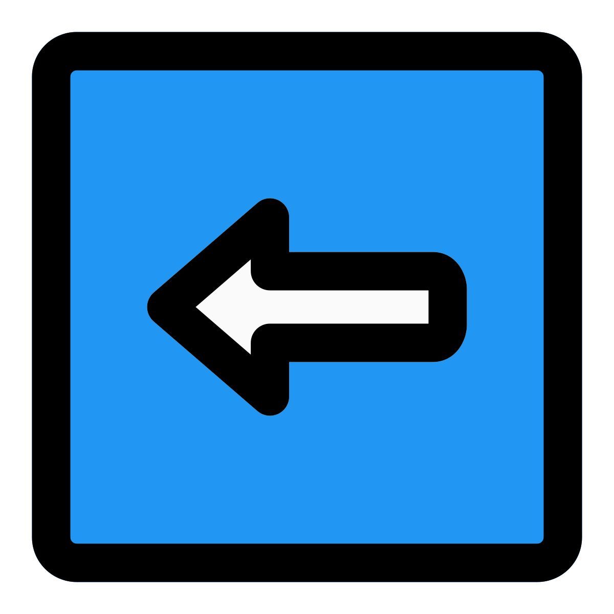 Pfeil nach links icon
