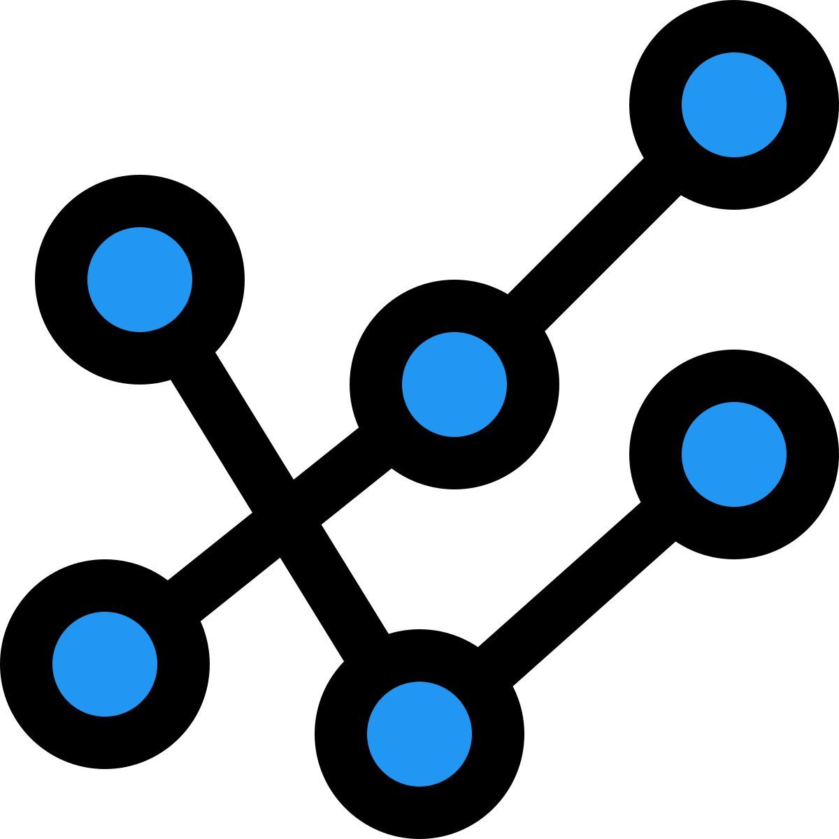 grafico a linee icon