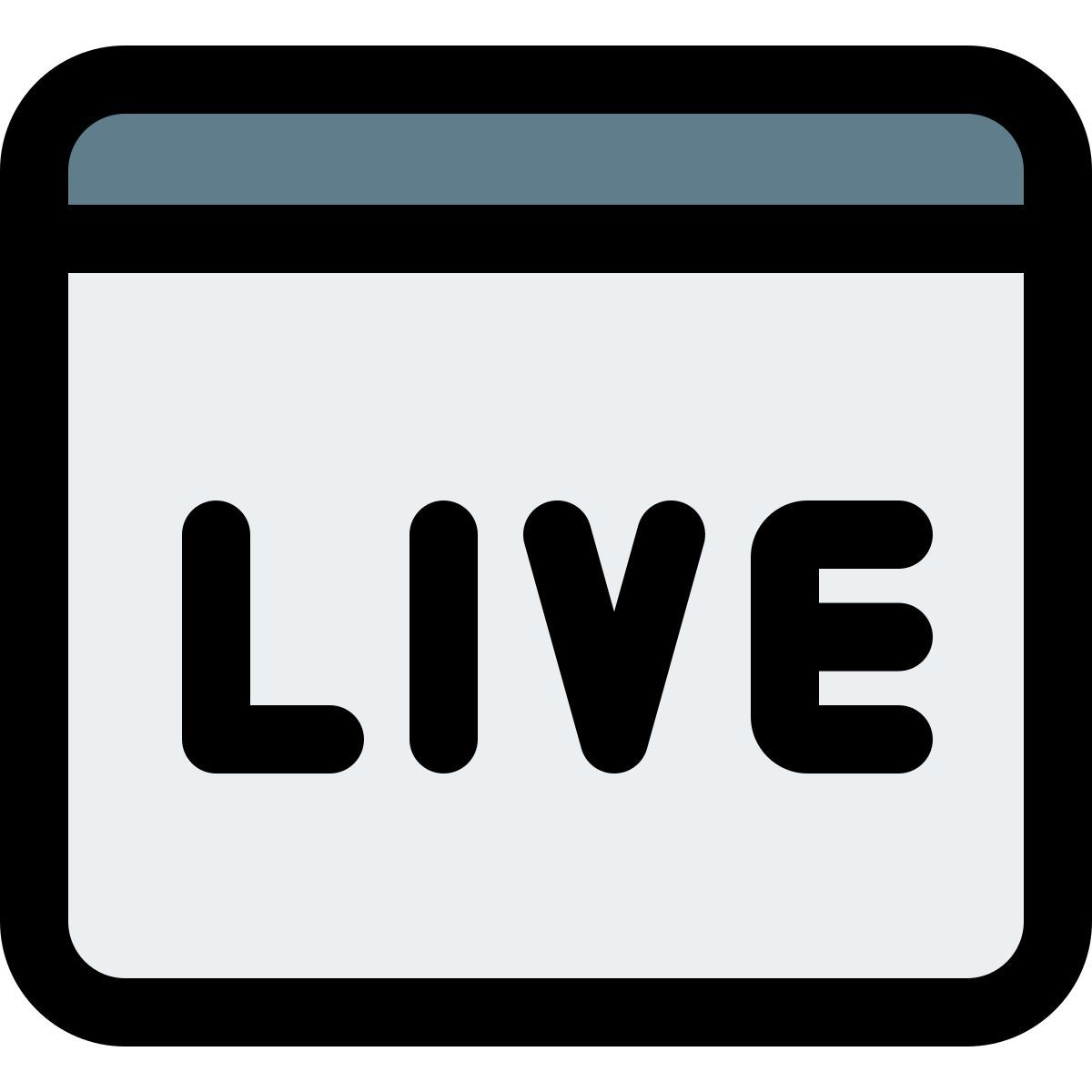 icono transmisión en vivo