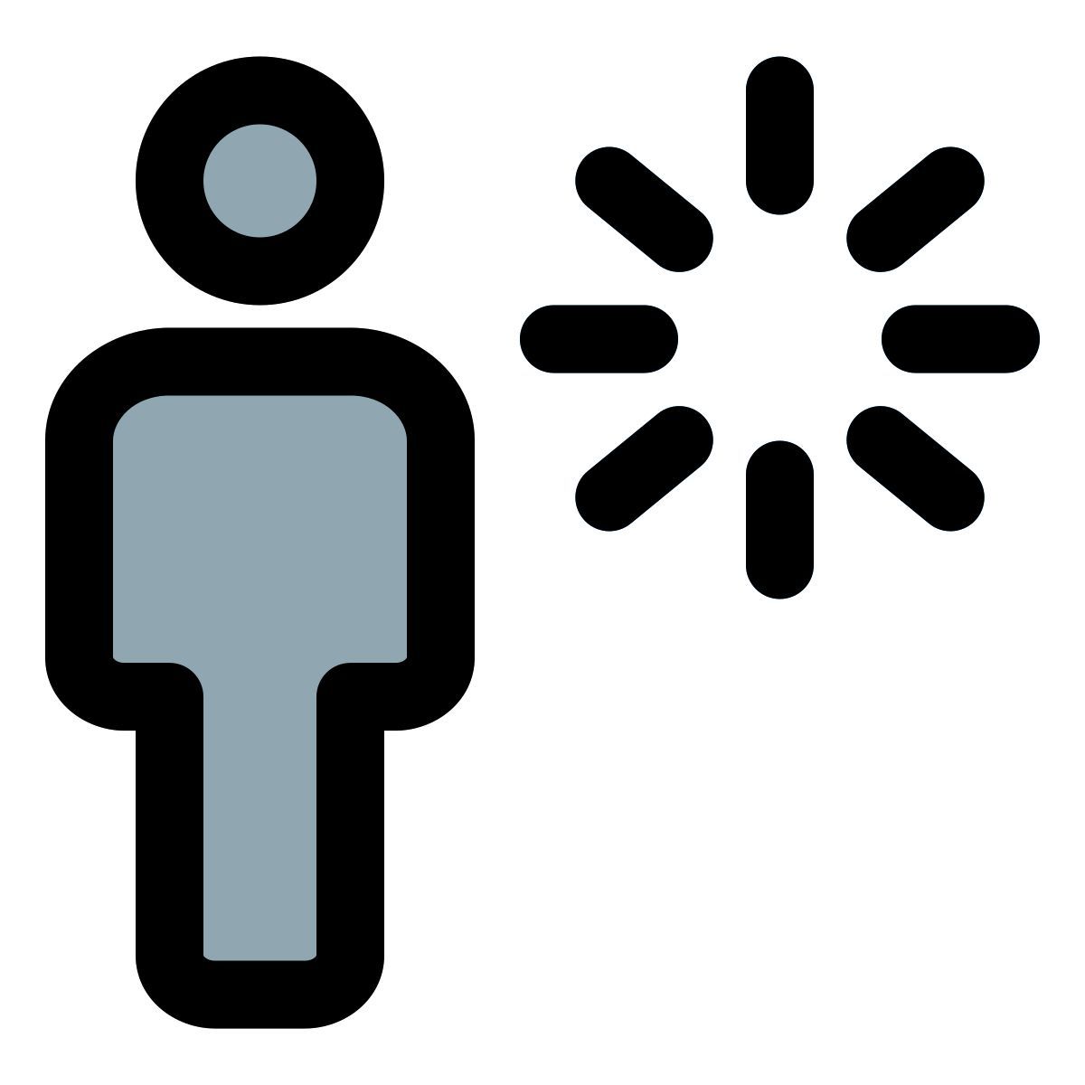 Écran de chargement sur la mise en page du portail du logiciel de travail icon