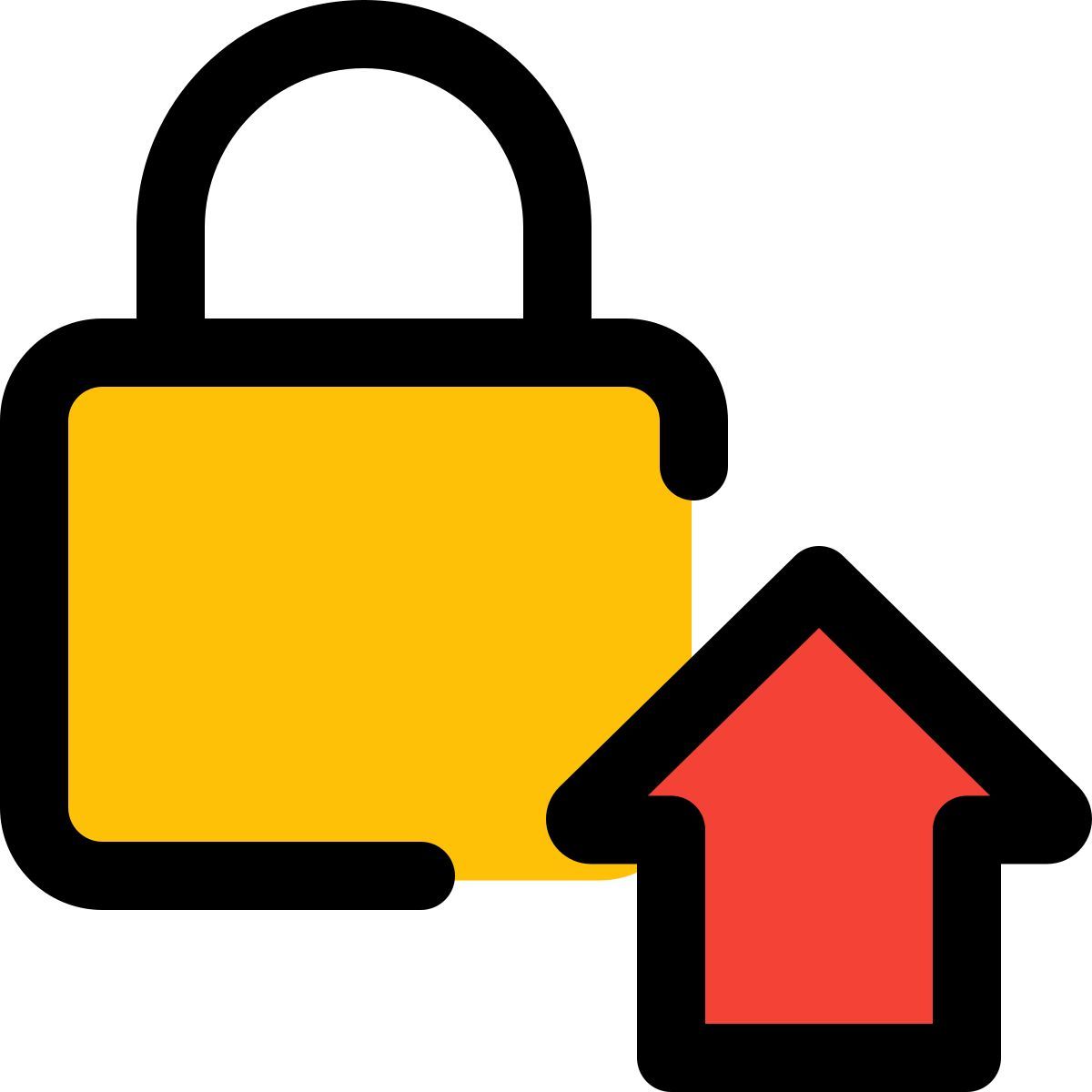 secure upload icon