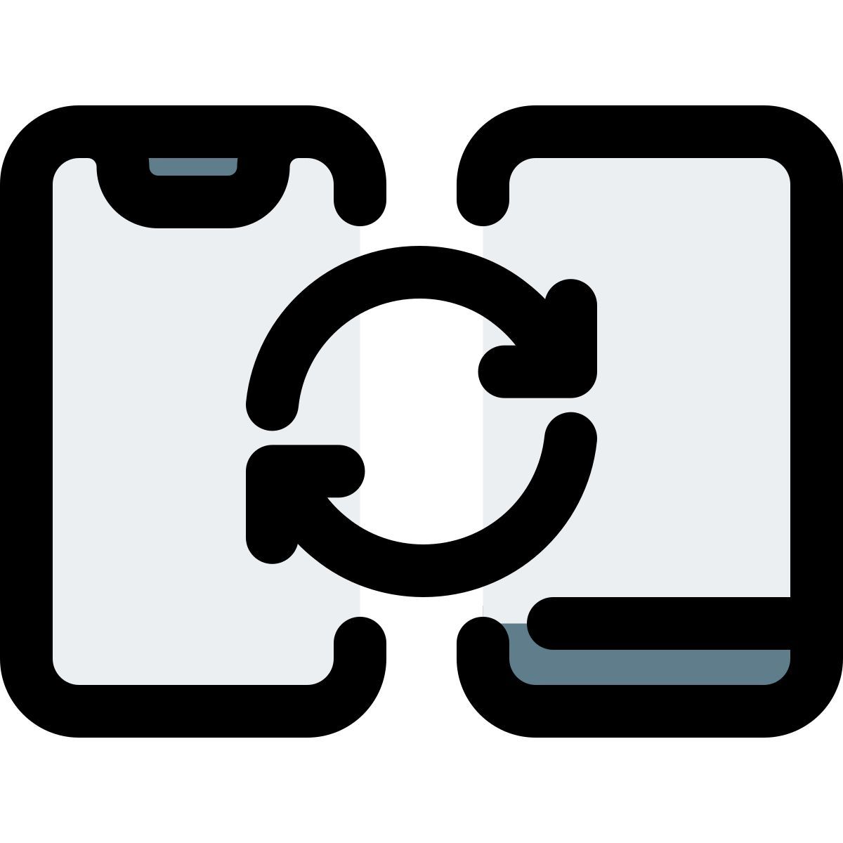 phone synchronization icon