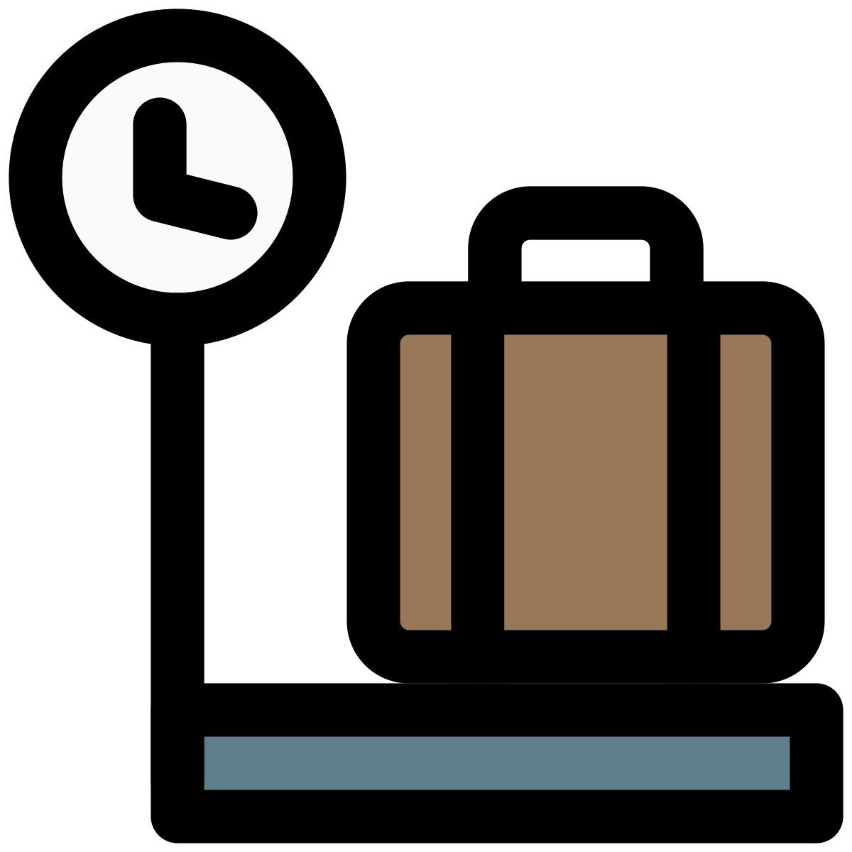 weigh luggage icon