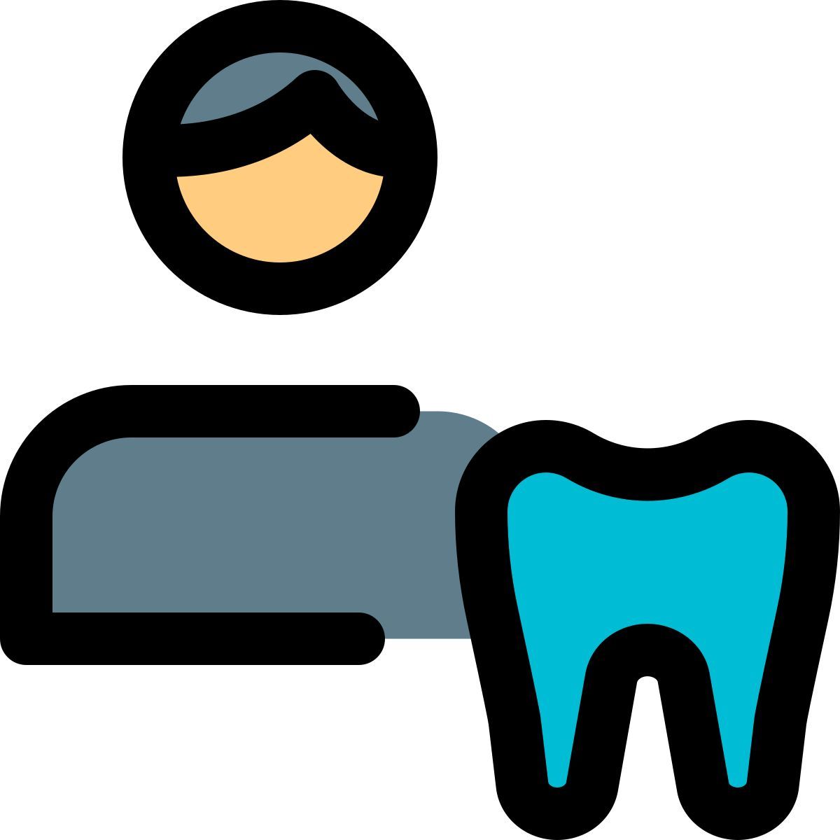 남성 치과 환자 icon