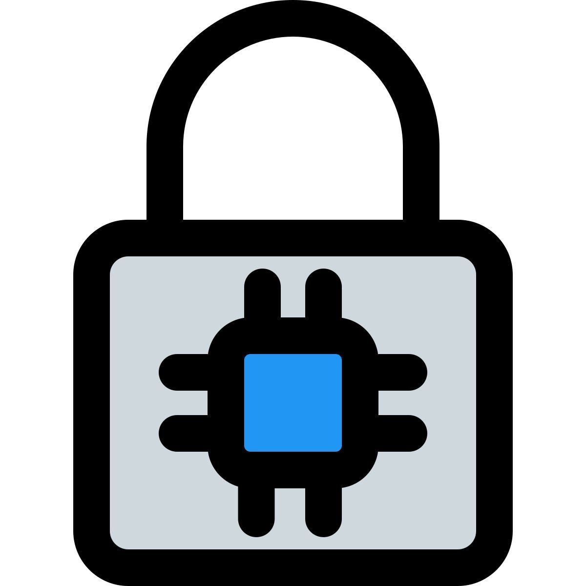 microprocessor security icon