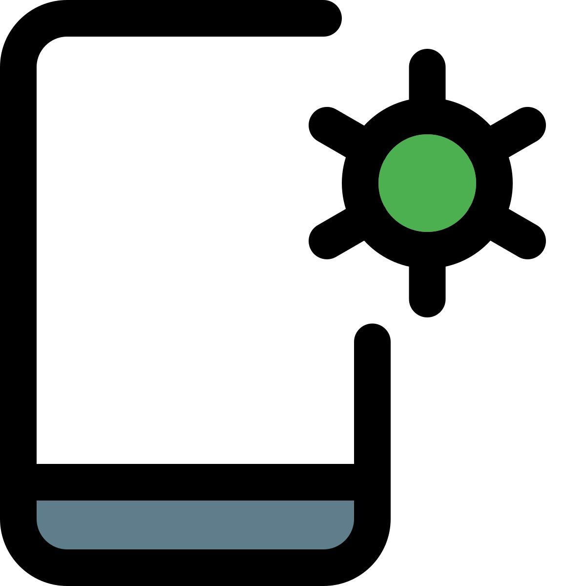 mobile settings icon