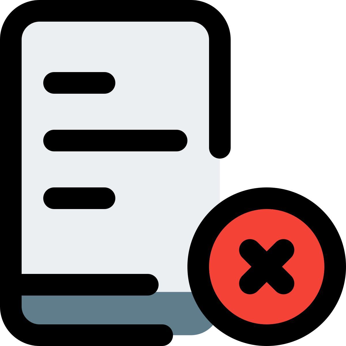 eliminar contenido móvil icon