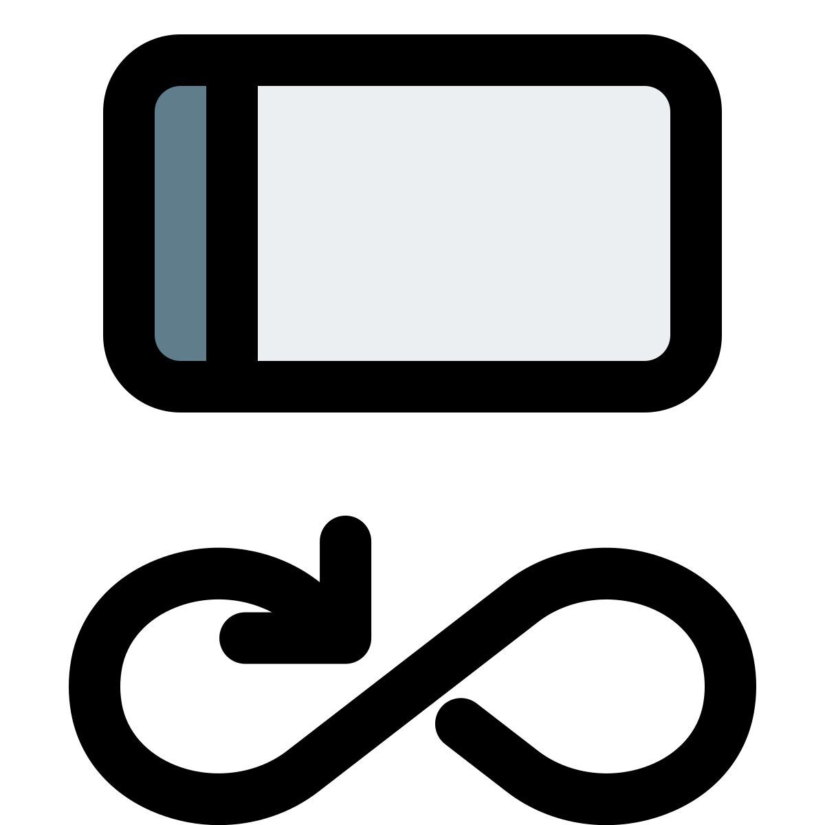 루프 화살표를 이용한 휴대폰 나침반 교정 icon