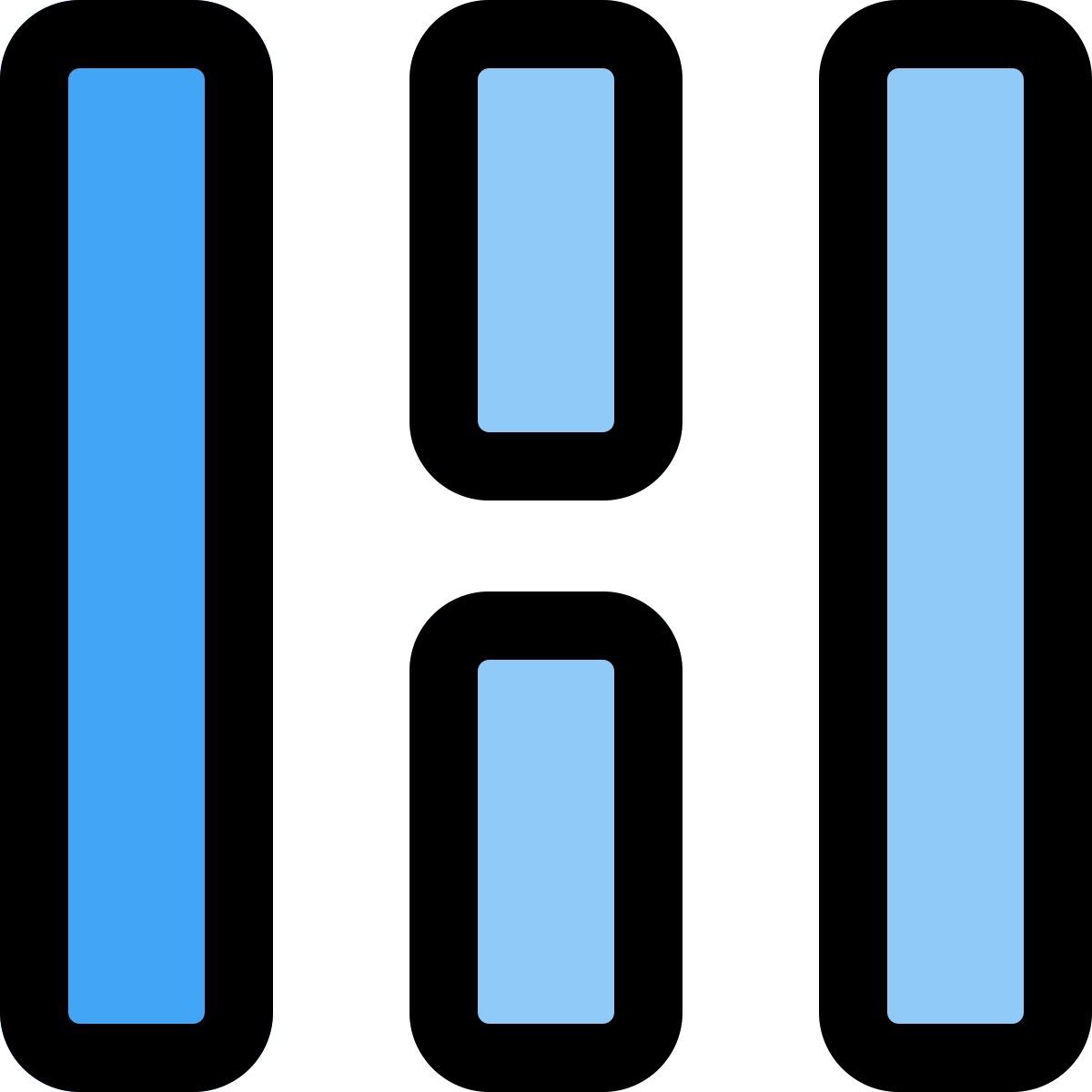 plantilla de diseño vertical icon