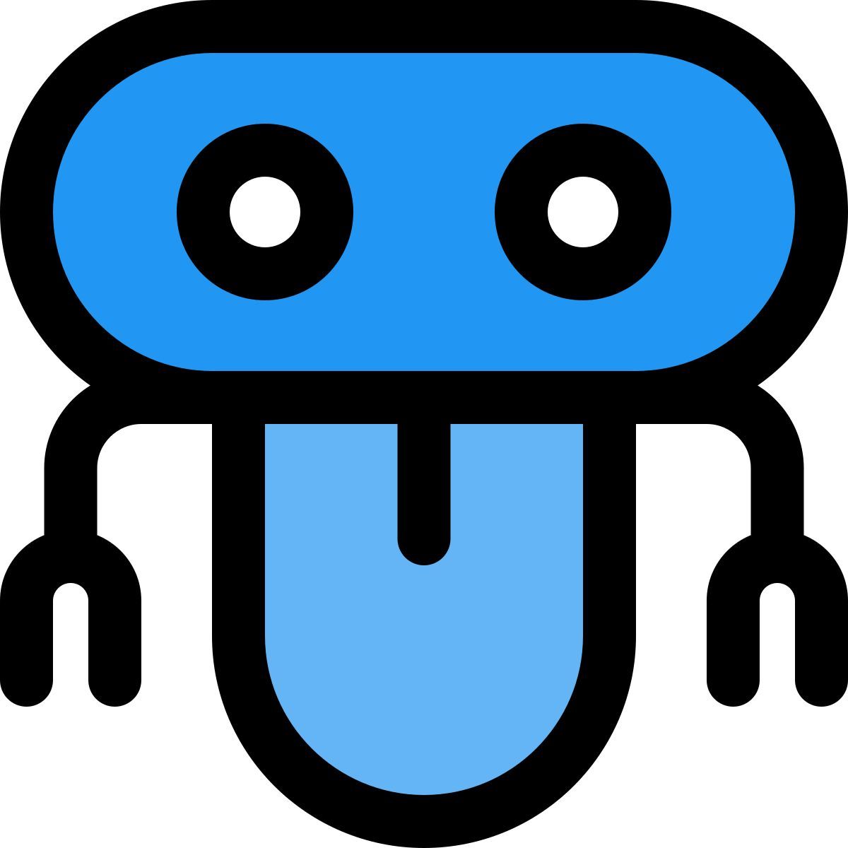 modern robot icon