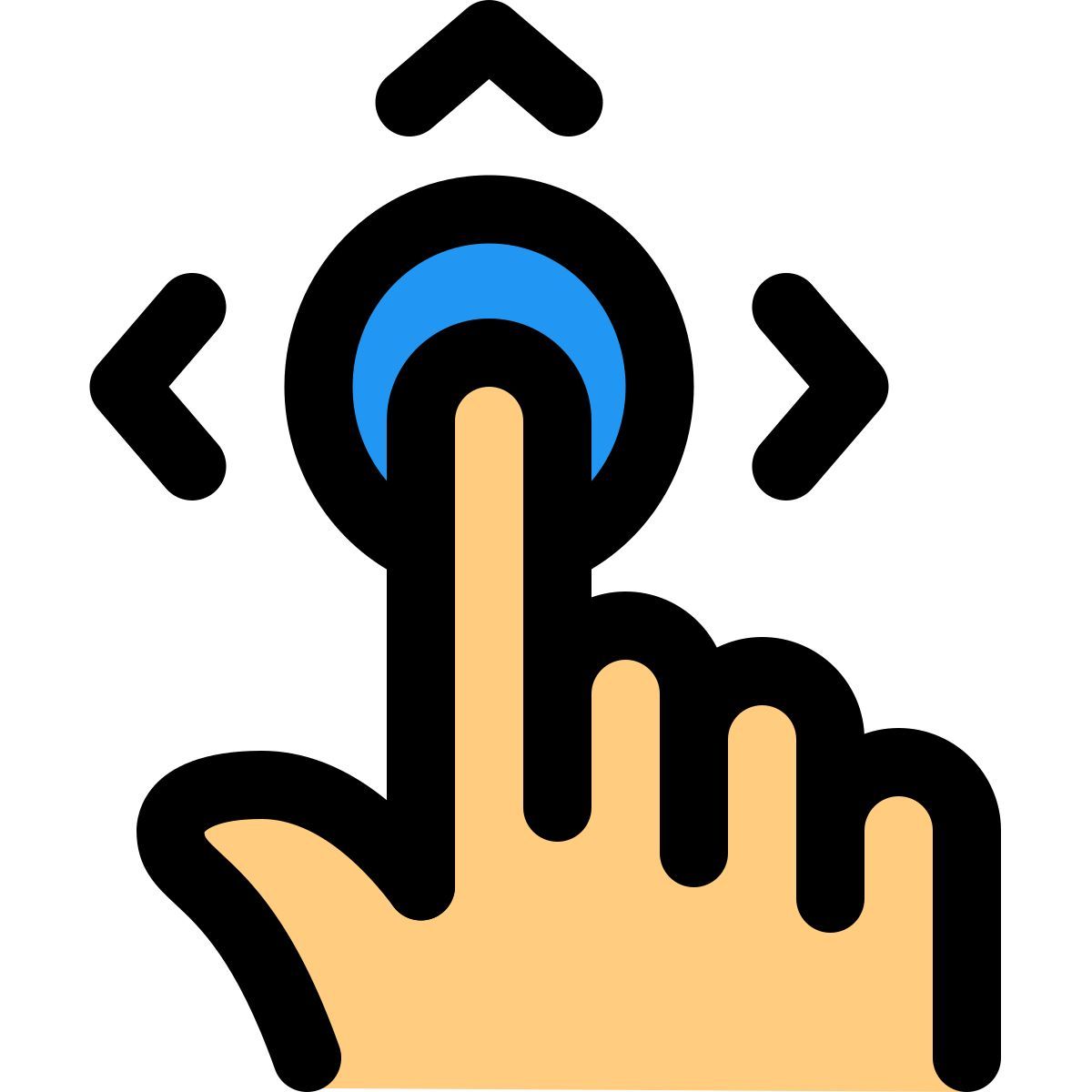 geste de déplacement icon