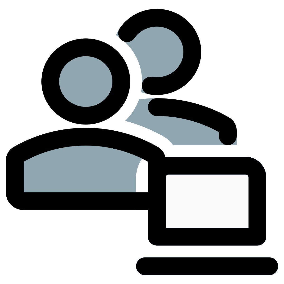 laptop users icon