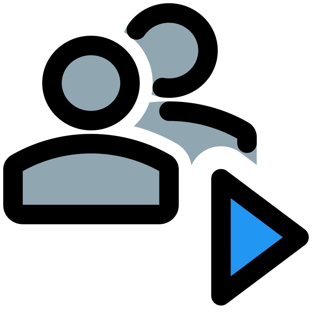 vídeo grupal icon