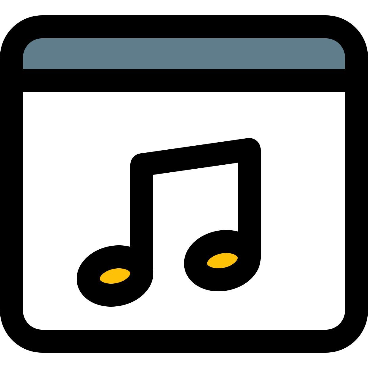music website icon