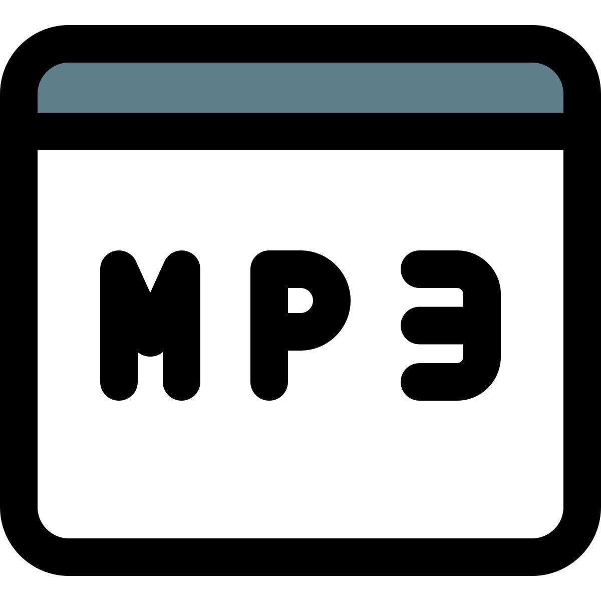 fenêtre mp3 icon