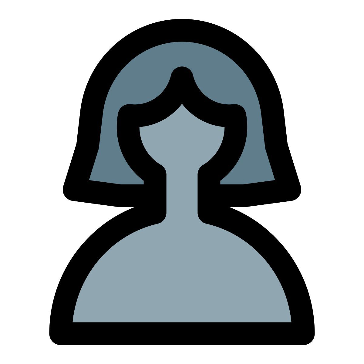 natural portrait of a single user online for profile picture icon