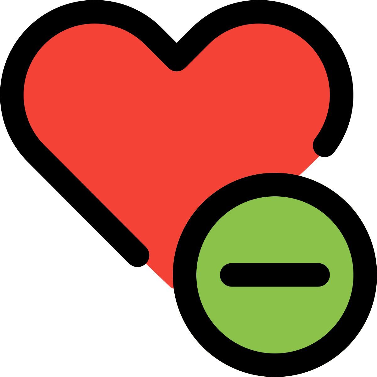 remove from favorites icon