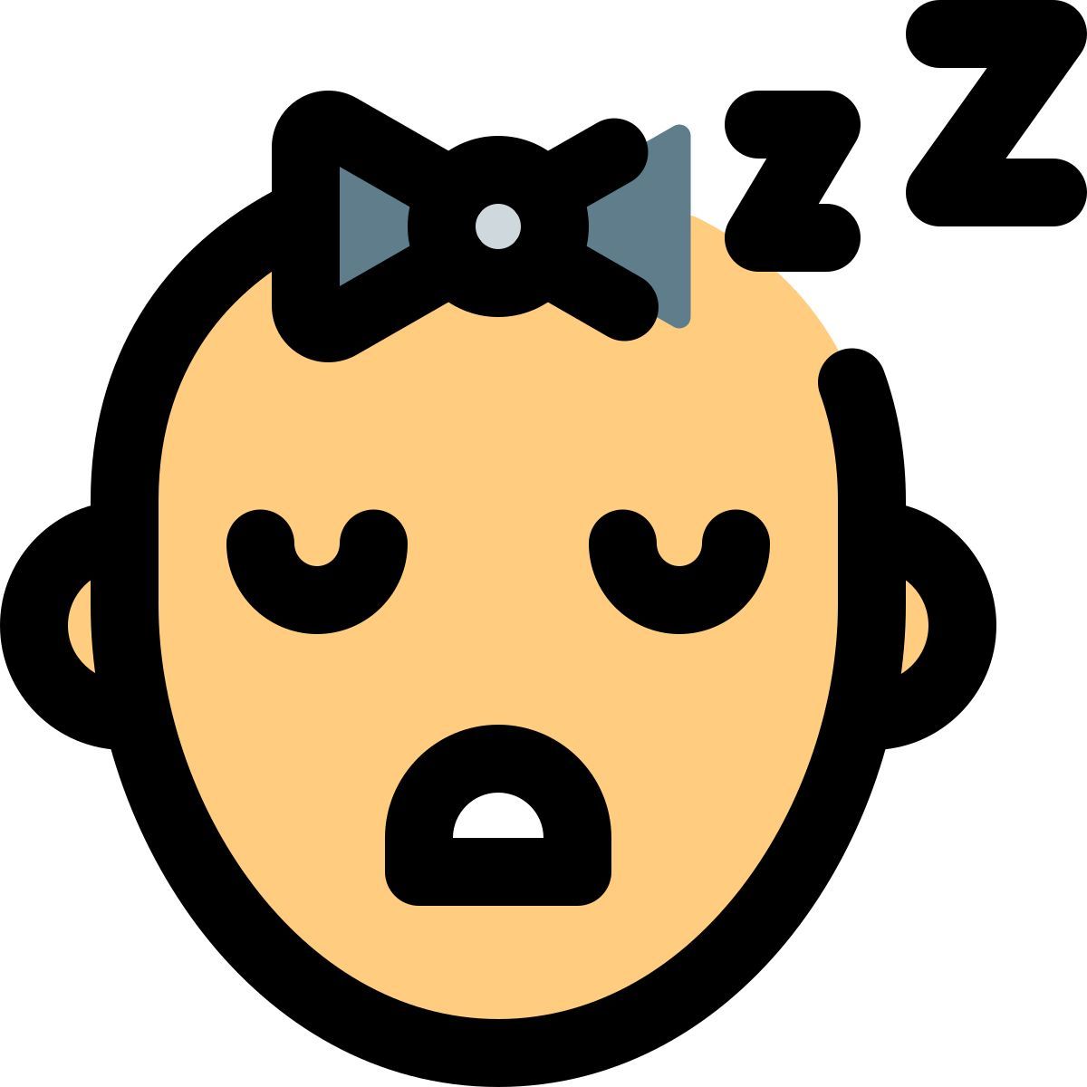 眠っている女の子 icon