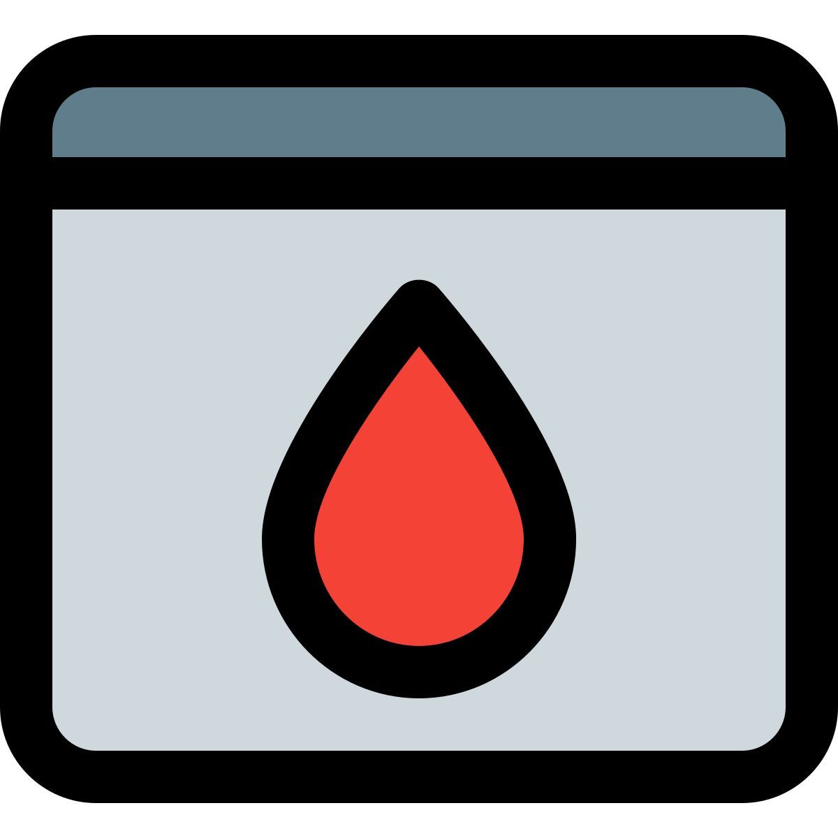 online blood bank icon