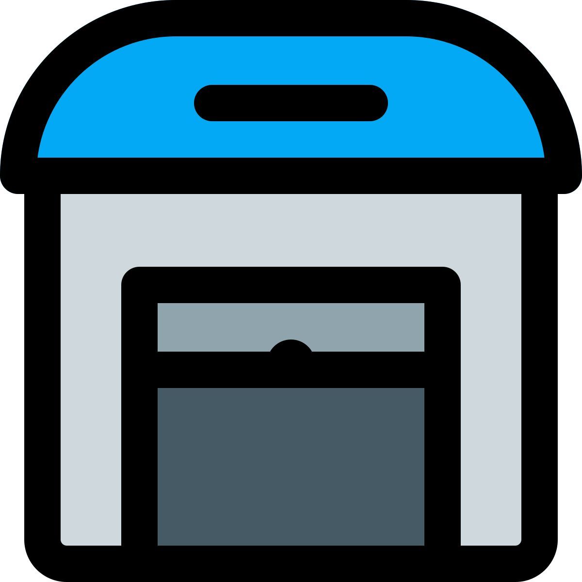 almacén abierto icon