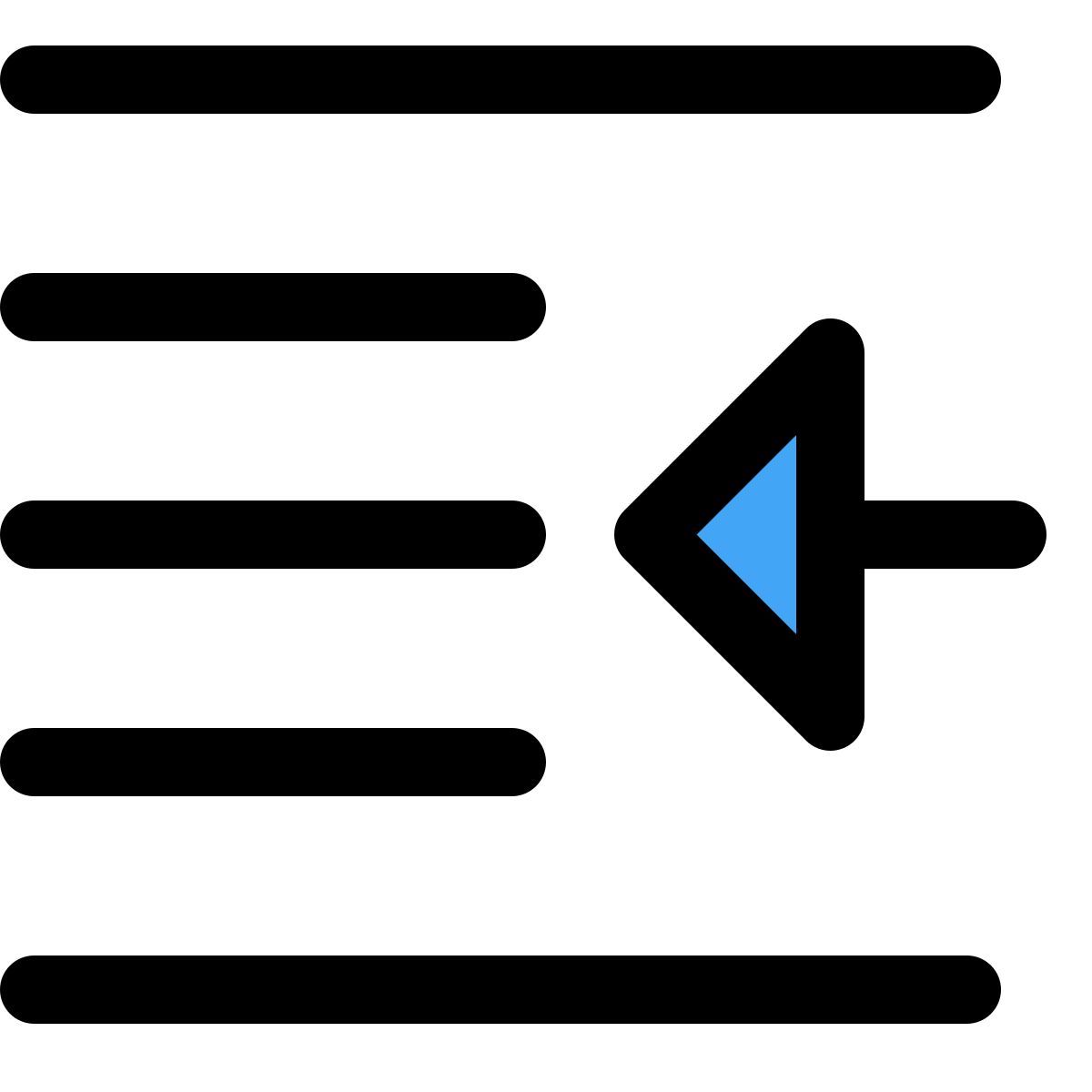 out dent right shift arrow direction align format increase paragraph margin icon