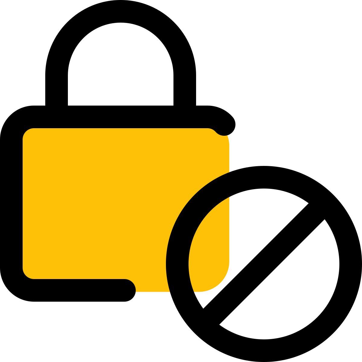 blocked access icon