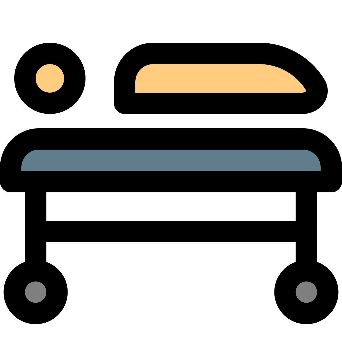 patient on bed icon