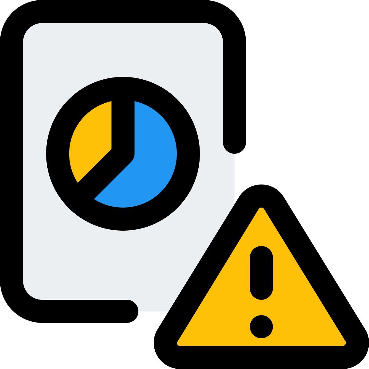 error en el gráfico circular icon