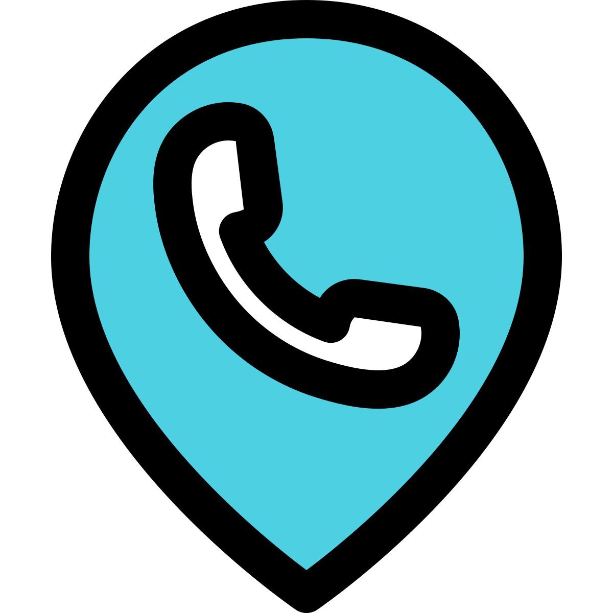 ubicación de la llamada icon
