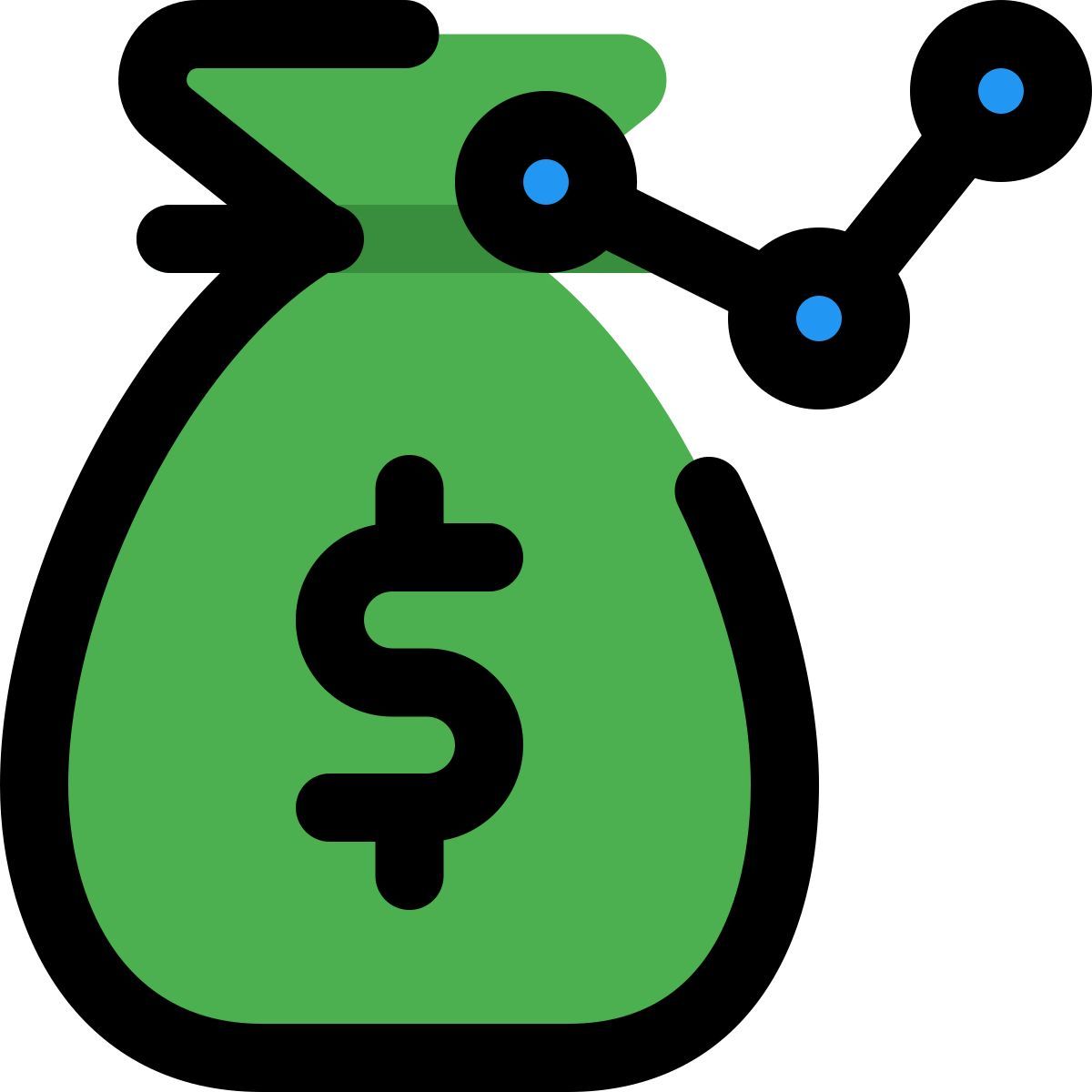 financial statistics icon