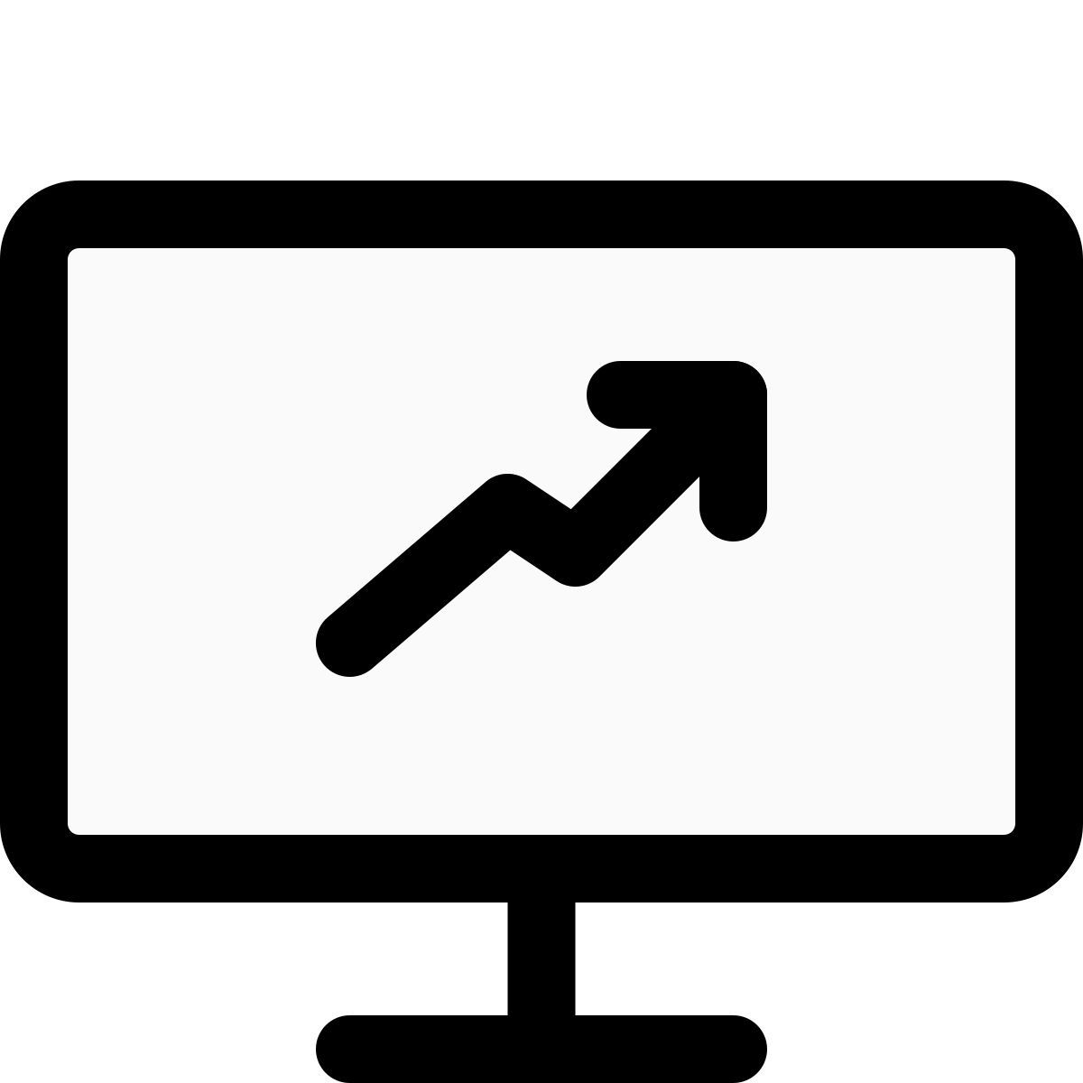 gráfico de computador icon