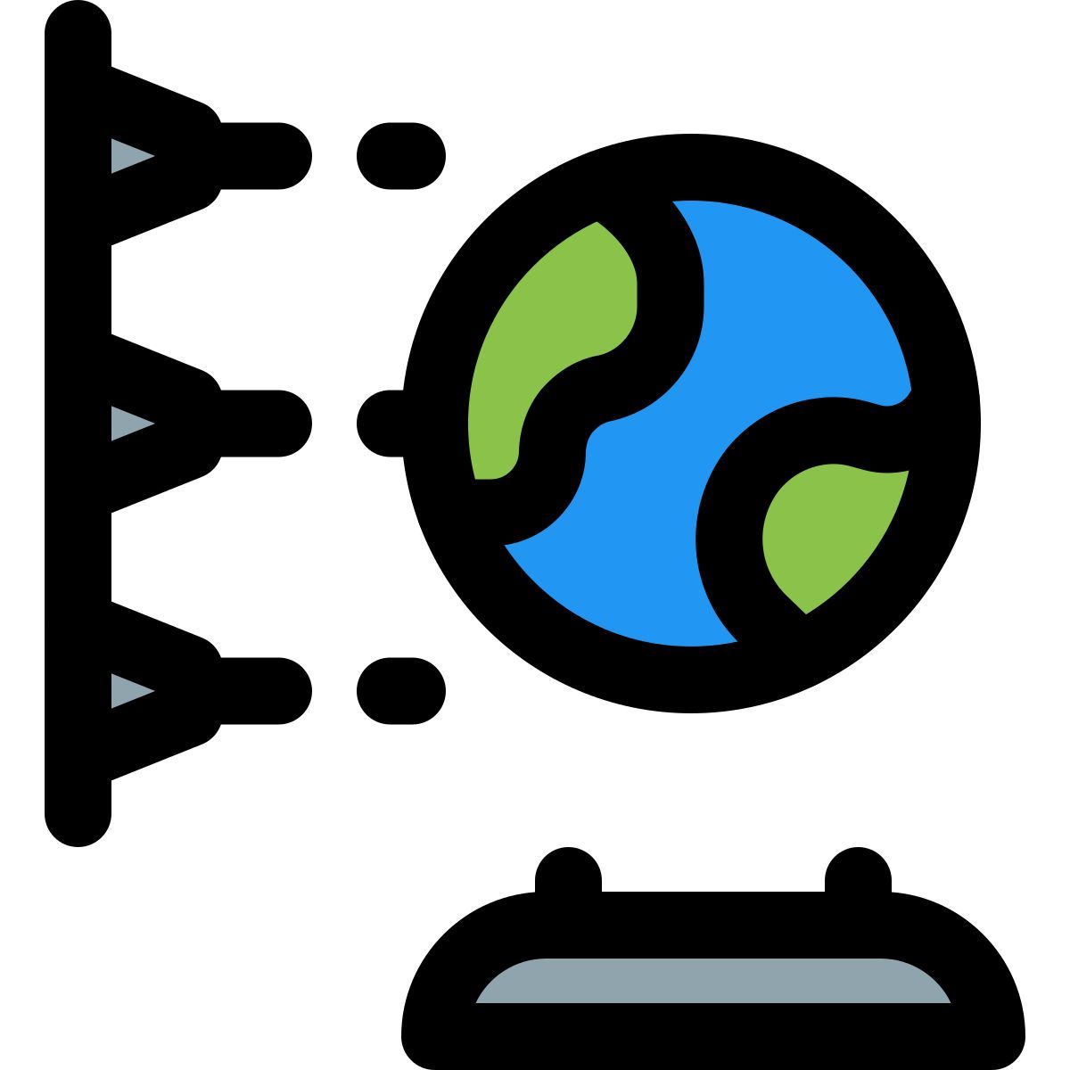 3d globe printing icon