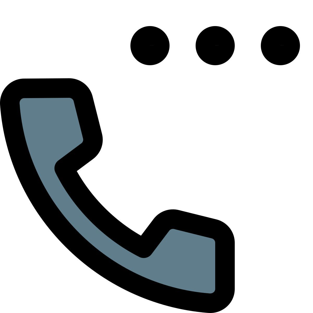 telephone dots icon