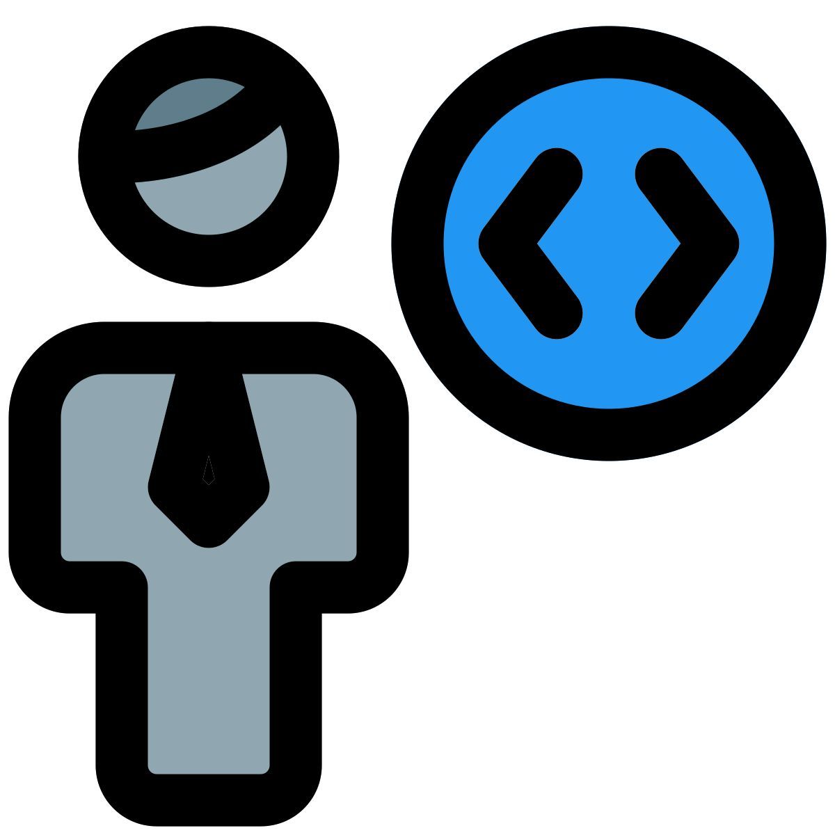 programming and coding business joining the workforce icon