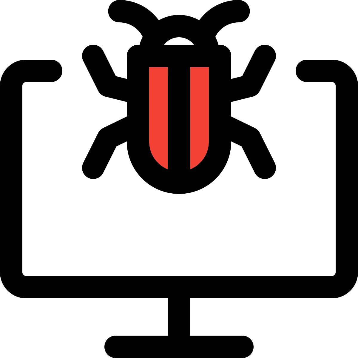 computer bug icon