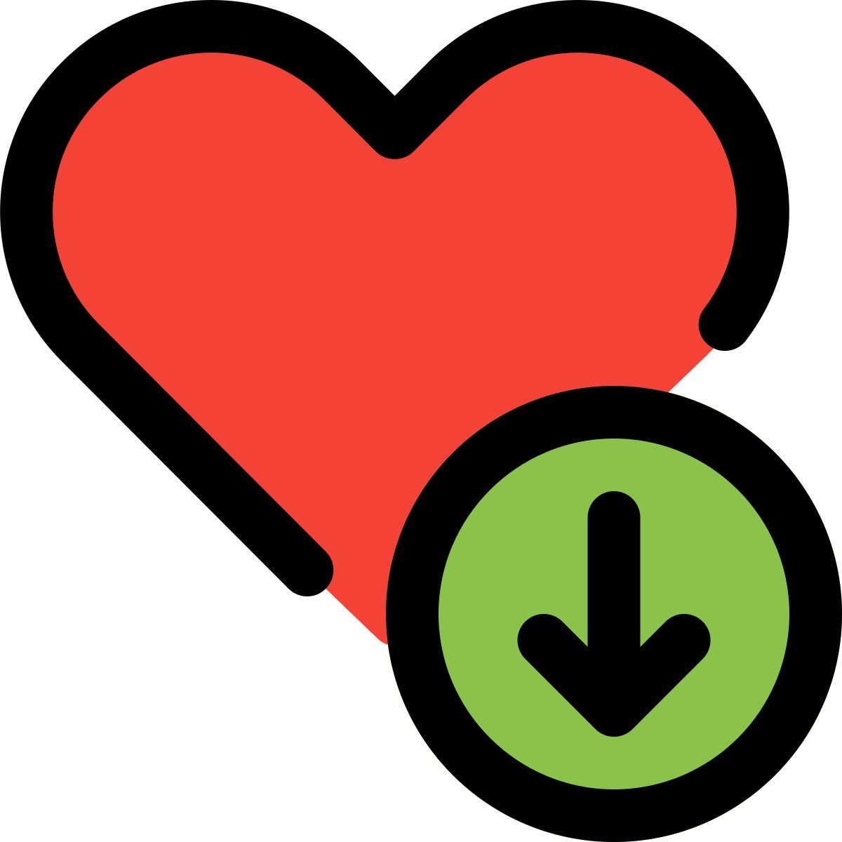 심박수 감소 icon