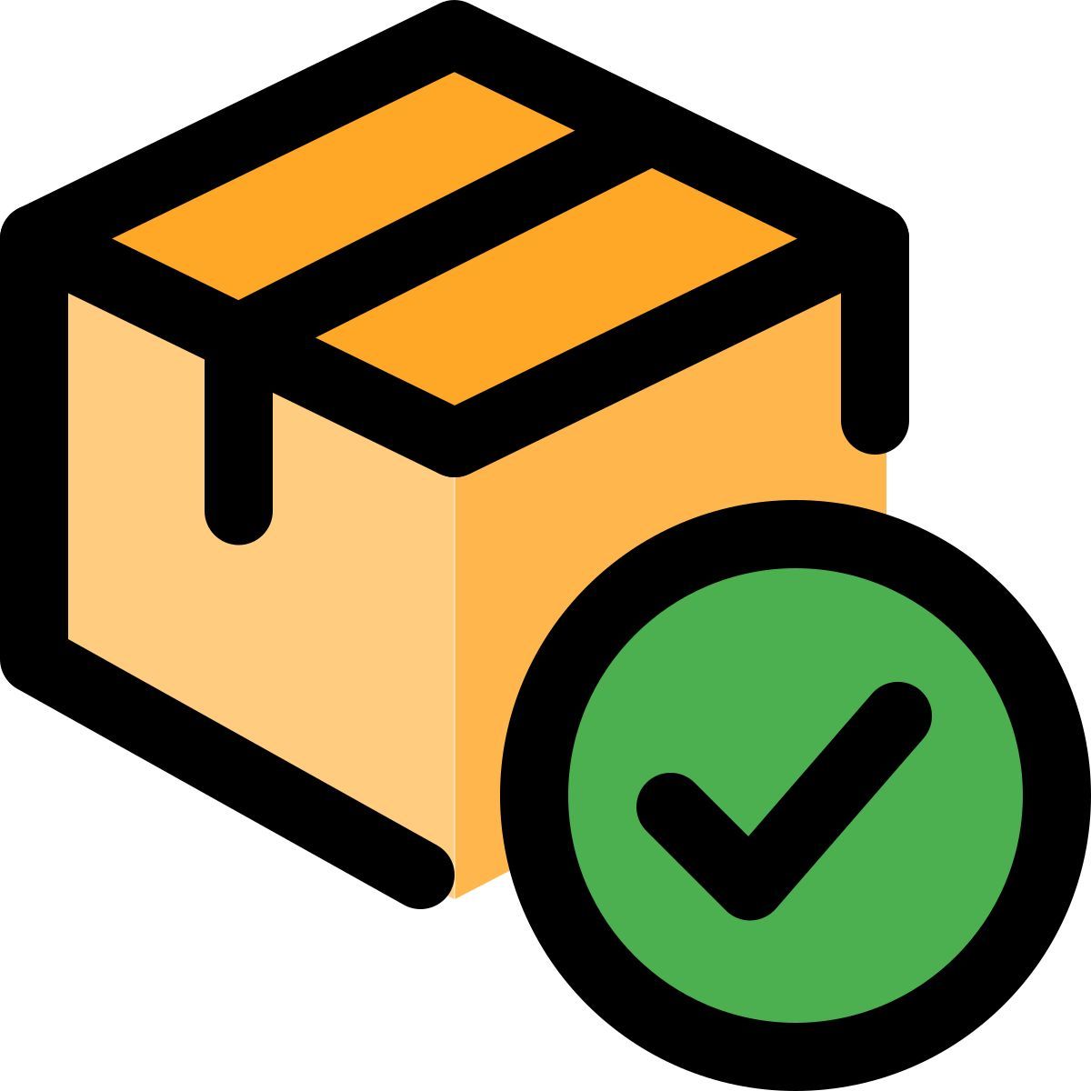 checked package icon