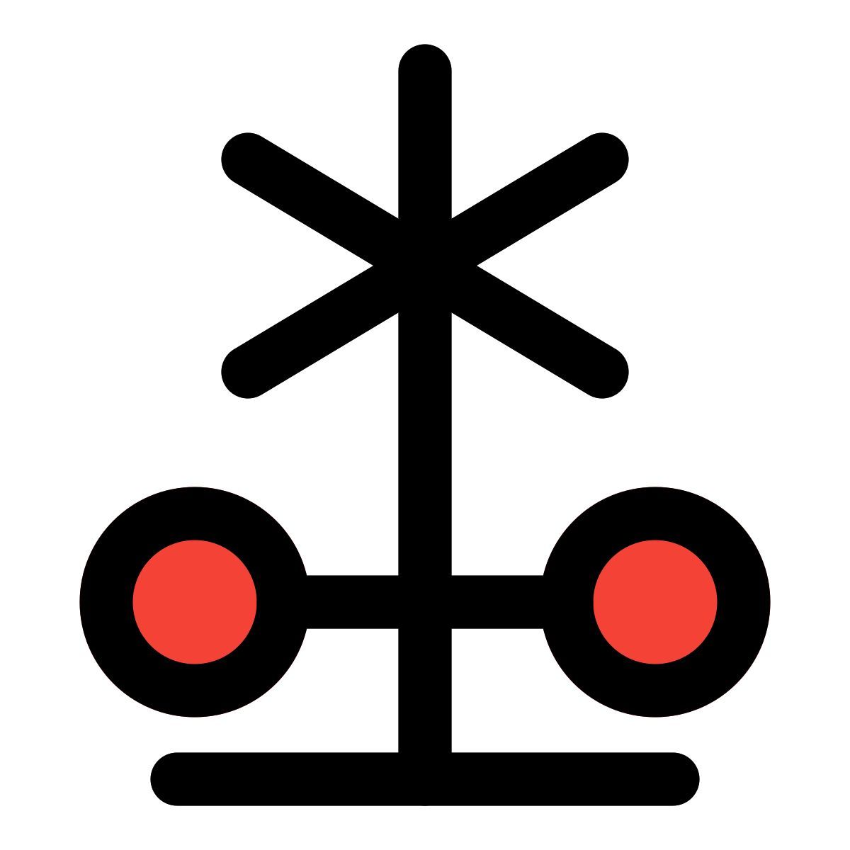 railway semaphore signal icon