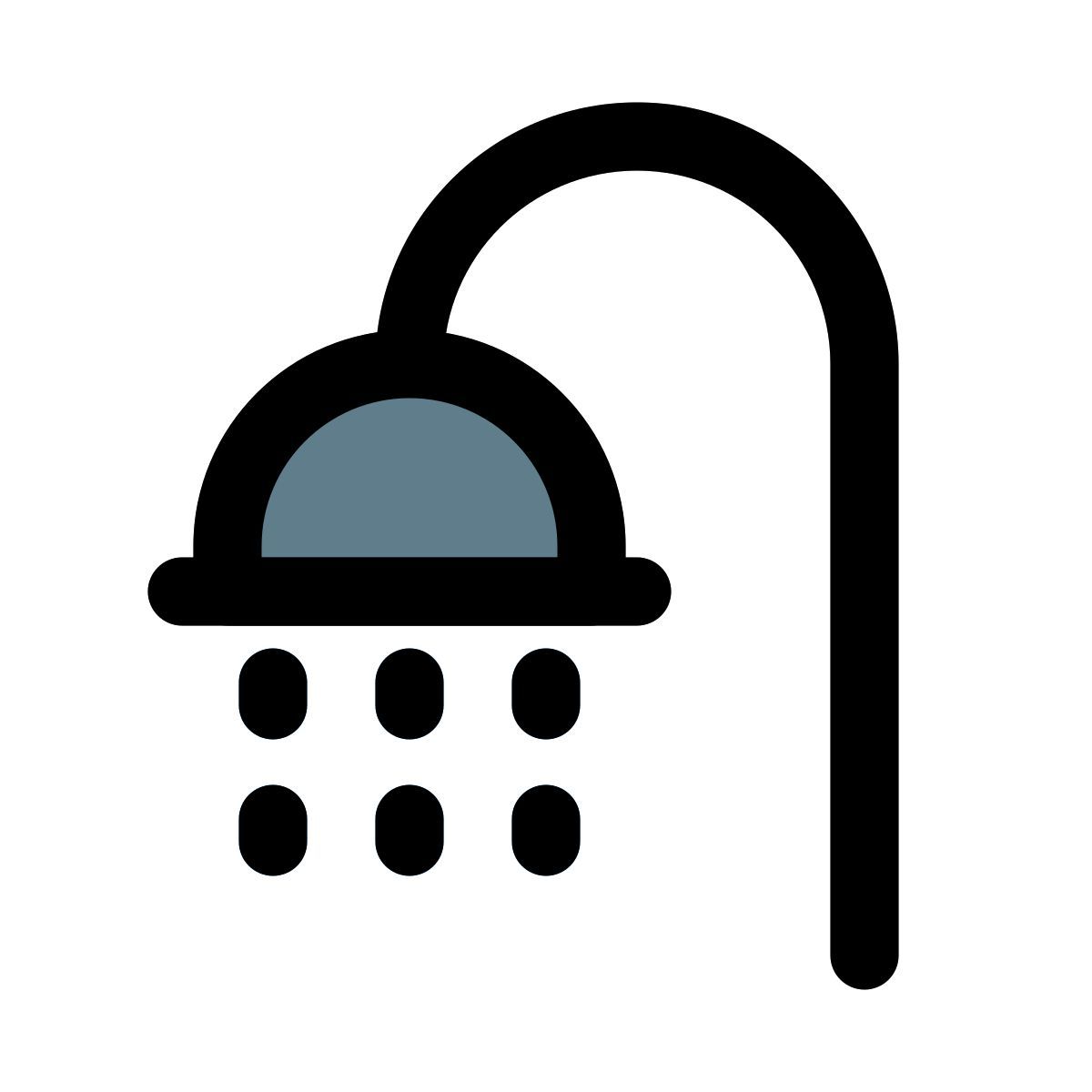 douche de pomme à pluie externe pour la chambre d'hôtel hôtel rempli tal revivo icon