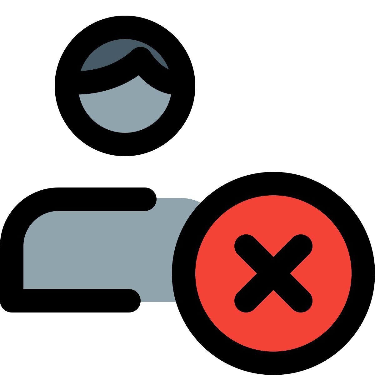 candidato rechazado icon