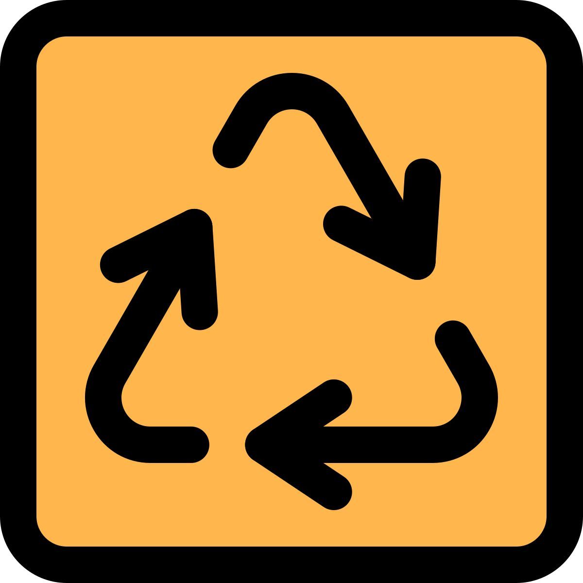 외부 재활용 로고타입 화물 배송 상자 지침 배송 가득 탈 리바이보 icon