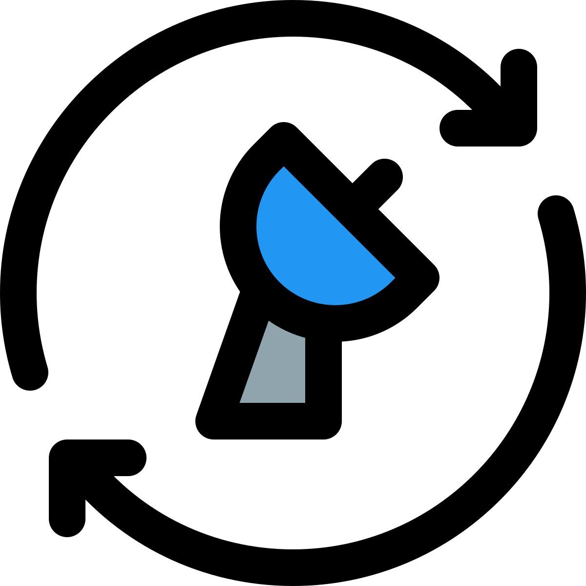 atualizar conexão via satélite icon