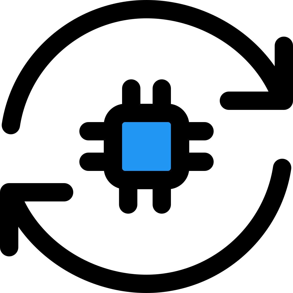 refresh processor icon
