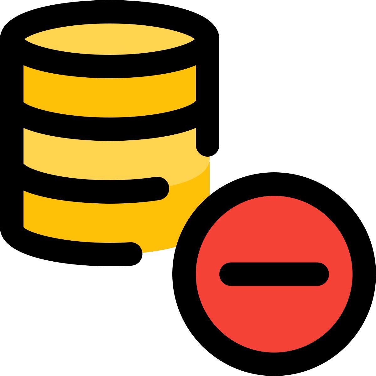 remove database icon