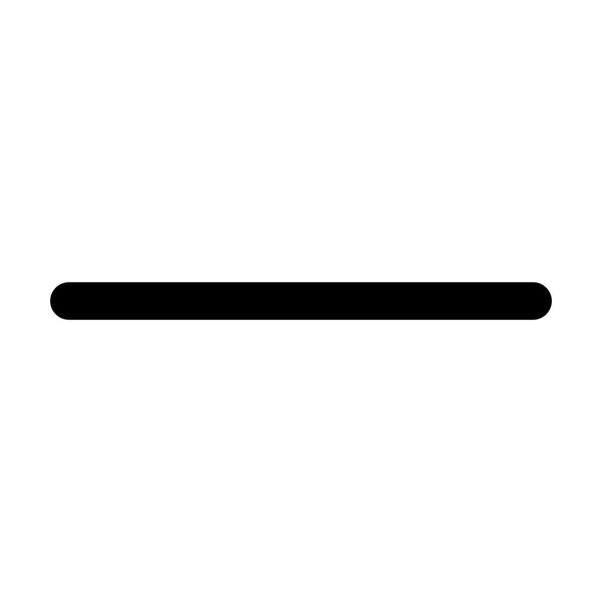 horizontal line icon