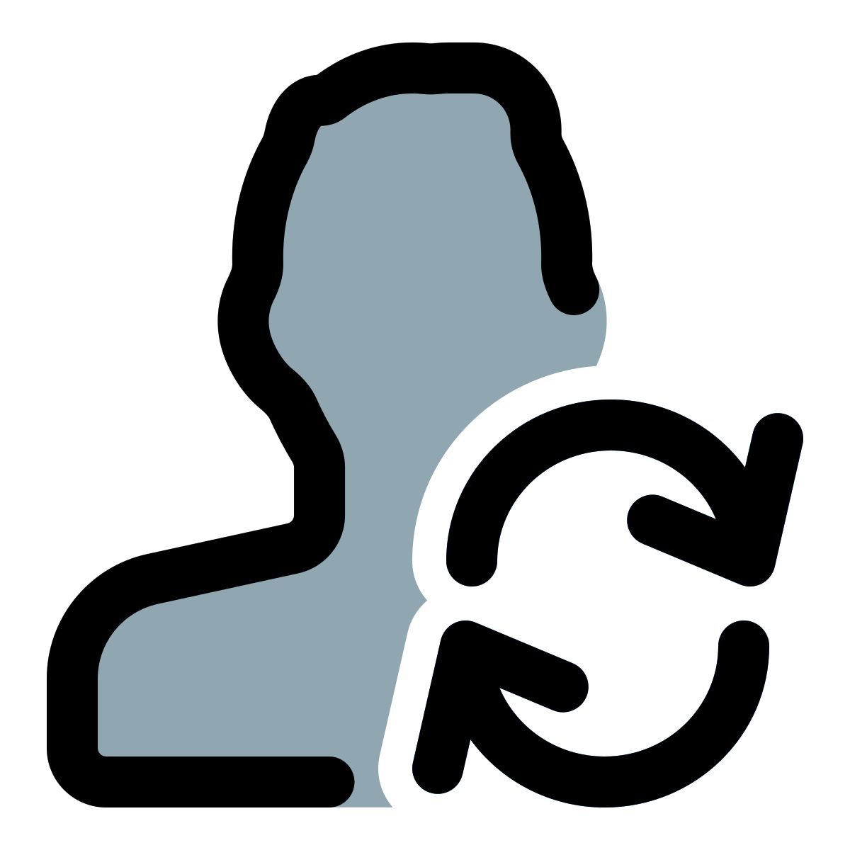 processing user icon