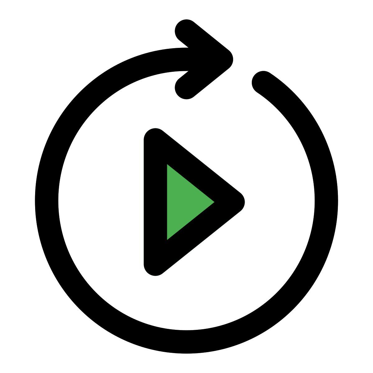 pulsante di riproduzione icon