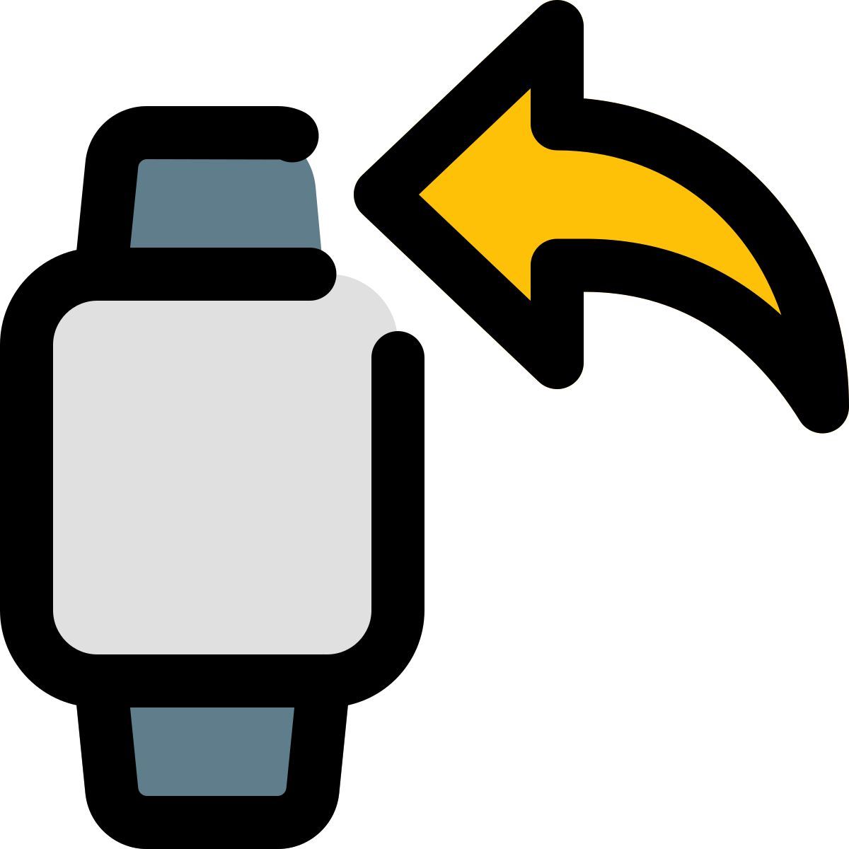 reply on smartwatch icon